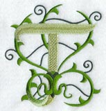 Vines Letter T - 5 inch