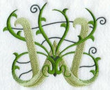 Vines Letter W - 5 inch