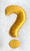 Punctuation ? - 2 inch (Puff Foam)