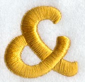 Punctuation & - 2 inch (Puff Foam)