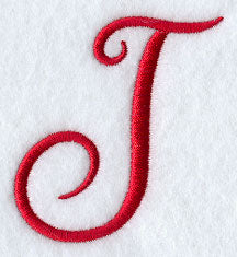 Monogram Script Letter J - 4 Inch