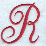 Monogram Script Letter R - 4 Inch