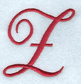 Monogram Script Letter Z - 4 Inch
