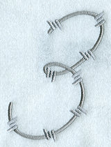 Barbed Wire Number 3 - 5 inch