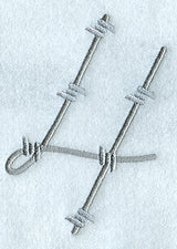 Barbed Wire Number 4 - 5 inch