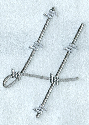 Barbed Wire Number 4 - 5 inch