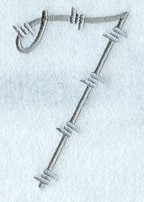 Barbed Wire Number 7 - 5 inch