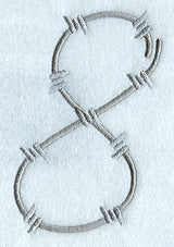 Barbed Wire Number 8 - 5 inch