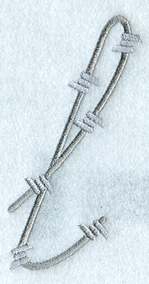 Barbed Wire Lower Case Letter l - 5 inch