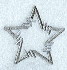 Barbed Wire Punctuation Star - 5 inch
