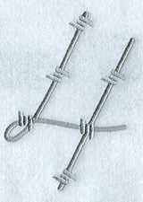 Barbed Wire Number 4 - 5 inch