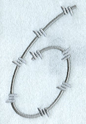 Barbed Wire Number 6 - 5 inch