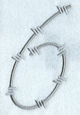 Barbed Wire Number 6 - 5 inch