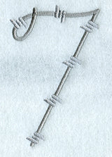 Barbed Wire Number 7 - 5 inch