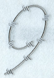 Barbed Wire Number 9 - 5 inch