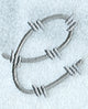 Barbed Wire Lower Case Letter e - 5 inch