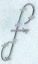 Barbed Wire Lower Case Letter f - 5 inch