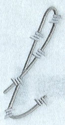 Barbed Wire Lower Case Letter l - 5 inch