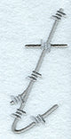 Barbed Wire Lower Case Letter t - 5 inch
