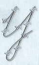 Barbed Wire Lower Case Letter y - 5 inch