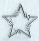 Barbed Wire Punctuation Star - 5 inch