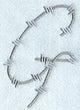 Barbed Wire Letter G - 5 inch