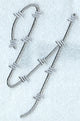 Barbed Wire Letter Y - 5 inch