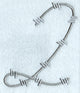 Barbed Wire Number 2 - 5 inch – Embroidery Library