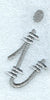 Barbed Wire Lower Case Letter i - 5 inch