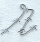 Barbed Wire Lower Case Letter r - 5 inch