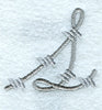 Barbed Wire Lower Case Letter s - 5 inch