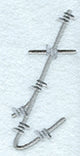 Barbed Wire Lower Case Letter t - 5 inch