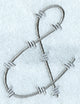 Barbed Wire Punctuation & - 5 inch