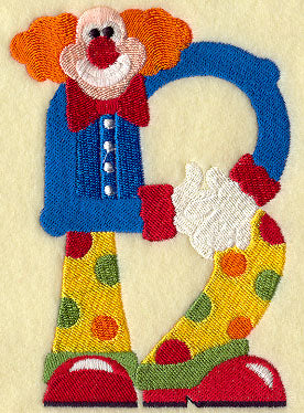Clown Letter B - 5 inch