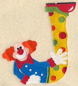 Clown Letter J - 5 inch