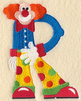 Clown Letter R - 5 inch