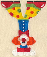 Clown Letter Y - 5 inch