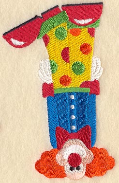 Clown Number 1 - 5 inch