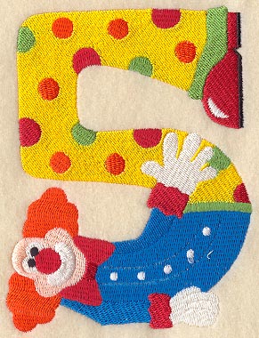 Clown Number 5 - 5 inch