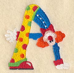 Clown Letter A - 5 inch