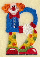 Clown Letter B - 5 inch