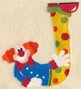 Clown Letter J - 5 inch