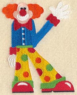 Clown Letter K -  5 inch