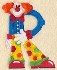 Clown Letter R - 5 inch