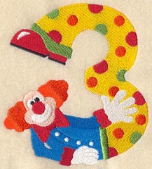 Clown Number 3 - 5 inch