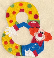 Clown Number 8 - 5 inch