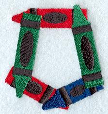 Crayon Letter O - 3 inch