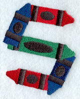 Crayon Letter S - 3 inch