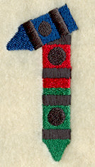 Crayon Number 1 - 3 inch