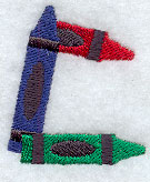 Crayon Letter C - 3 inch